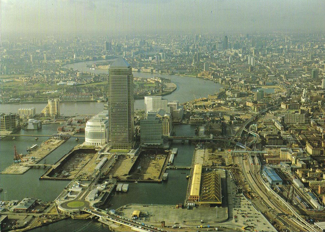 Canary Wharf, West India Docks 1992-1993
